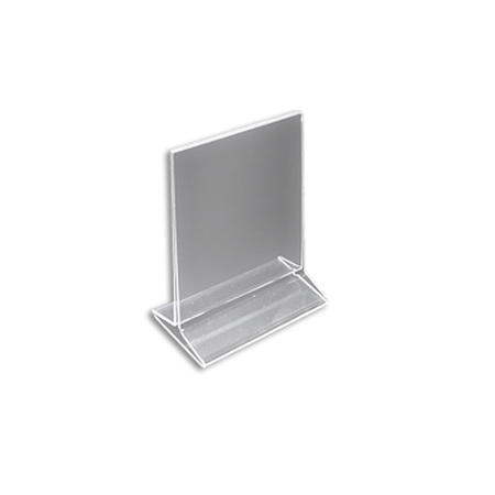 AZAR DISPLAYS 5.5"W x 7"H Top-Load Two Sided Sign Holder, PK10 142709